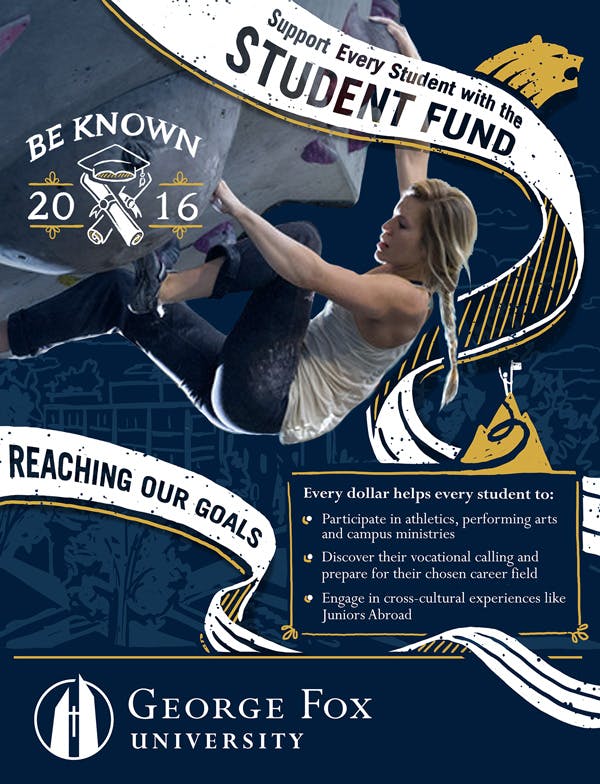 Image from George Fox University Climbing poster