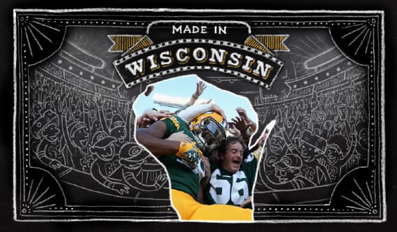 Image used in CommonGround campaign; Made in Wisconsin football win