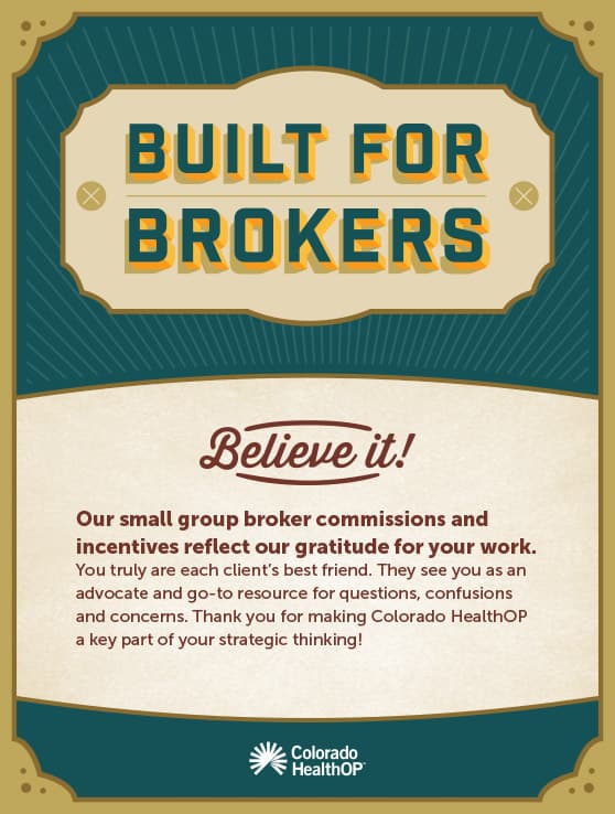 Image of Colorado HealthOP broker commissions