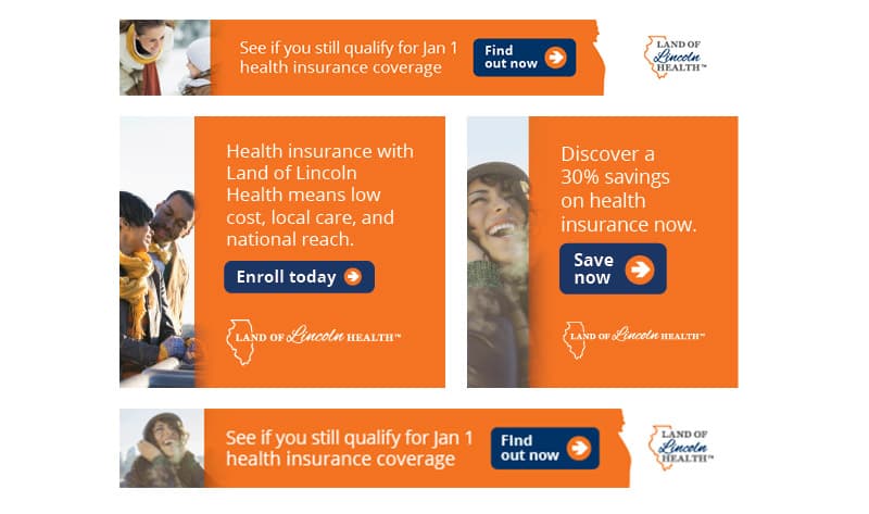 Image of Land of Lincoln Health Integration digital ads