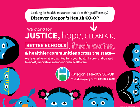 Image from Oregon's Health Co-Op Core Story campaign