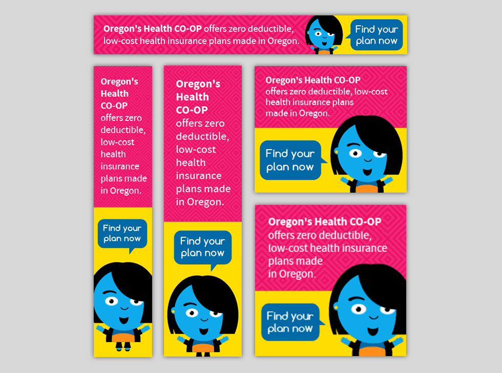 Image from Oregon's Health Co-Op; marketing ads